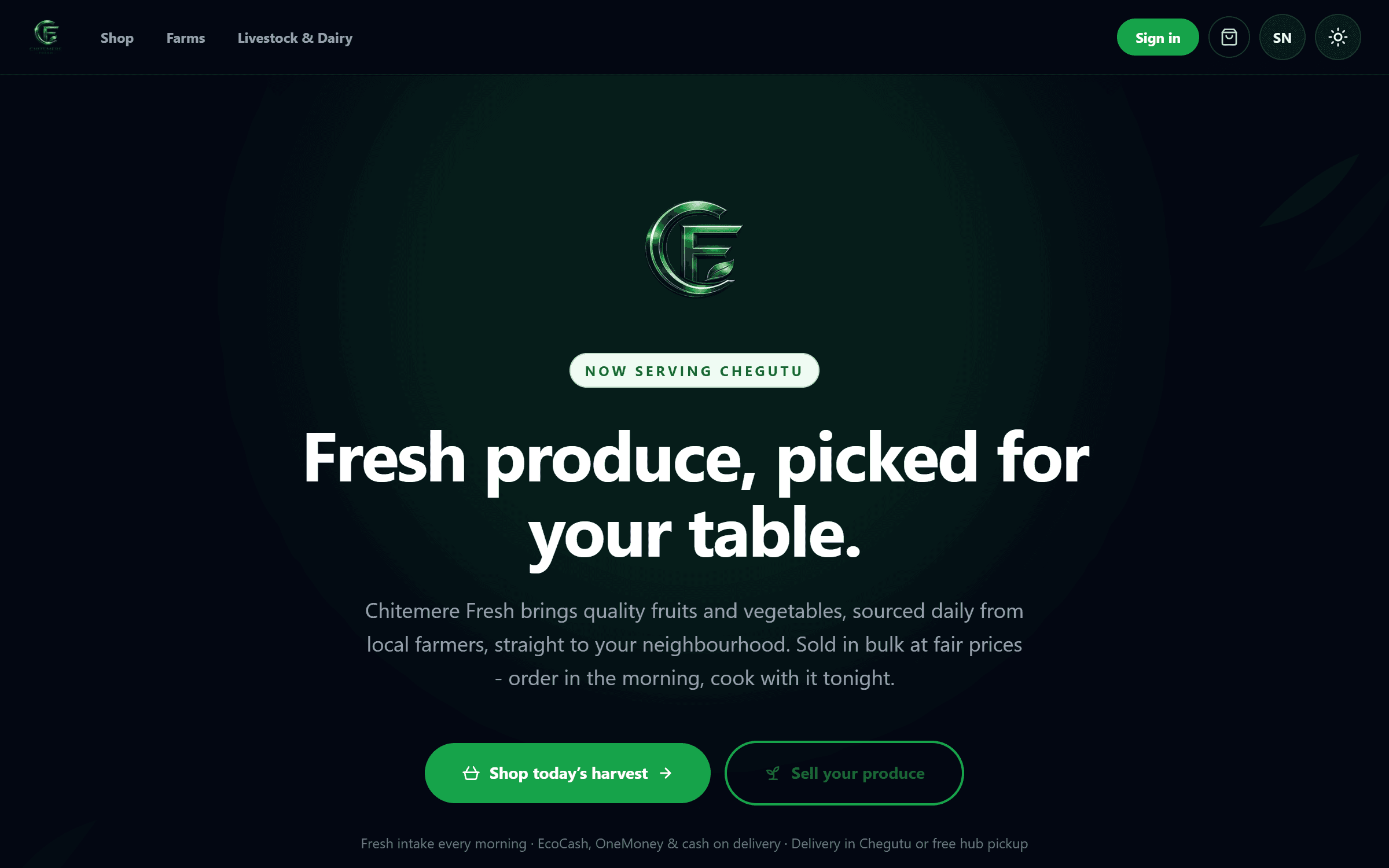 Chitemere Fresh storefront